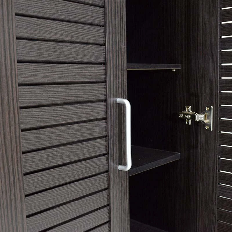 Παπουτσοθήκη-ντουλάπα SANTE Pakoworld 21 ζεύγων χρώμα Wenge 60x37x183εκ 4 Παπουτσοθήκη-ντουλάπα SANTE Pakoworld 21 ζεύγων χρώμα Wenge 60x37x183εκ - Image 4