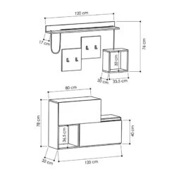 Έπιπλο εισόδου-παπουτσοθήκη HOLDON Pakoworld 12 ζεύγων ανθρακί-φυσικό 120x38.3x87.5εκ 7 Έπιπλο εισόδου-παπουτσοθήκη HOLDON Pakoworld 12 ζεύγων ανθρακί-φυσικό 120x38.3x87.5εκ -Vougioukas 17718 epiplo eisothoi papoitsothiki holdon pakoworld 12 zeigon anthraki phisiko 120 36 5 87 5ek 3
