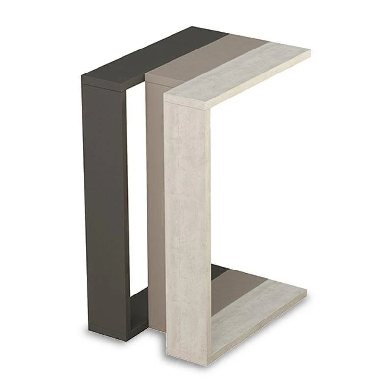 Βοηθητικό τραπέζι Muju Pakoworld σε 3 χρώματα ανθρακί-μόκα-antique λευκό 40x30x57εκ 3 Βοηθητικό τραπέζι Muju Pakoworld σε 3 χρώματα ανθρακί-μόκα-antique λευκό 40x30x57εκ - Image 3