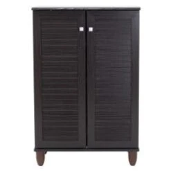 Παπουτσοθήκη-ντουλάπι SANTO Pakoworld 10 ζεύγων χρώμα Wenge 60x34,5x91,5εκ -Vougioukas 17791 papoitsothiki ntoilapi santo pakoworld 10 zeigon chroma wenge 60 345 915ek 4