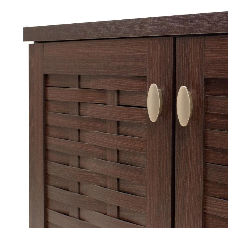 Παπουτσοθήκη-ντουλάπι MANTAM Pakoworld 16 ζεύγων χρώμα καρυδί 115,5x40x92εκ 7 Παπουτσοθήκη-ντουλάπι MANTAM Pakoworld 16 ζεύγων χρώμα καρυδί 115,5x40x92εκ - Image 7