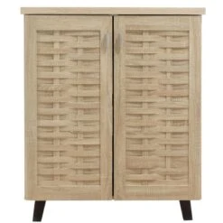 Παπουτσοθήκη-ντουλάπι MANTAM Pakoworld 12 ζεύγων χρώμα Sonoma 78x40x92εκ -Vougioukas 17827 papoitsothiki ntoilapi mantam pakoworld 12 zeigon chroma sonoma 78 40 92ek 4