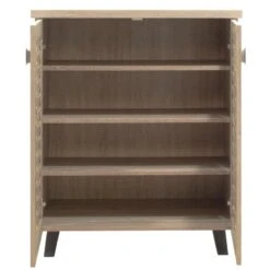 Παπουτσοθήκη-ντουλάπι MANTAM Pakoworld 12 ζεύγων χρώμα Sonoma 78x40x92εκ -Vougioukas 17827 papoitsothiki ntoilapi mantam pakoworld 12 zeigon chroma sonoma 78 40 92ek 5