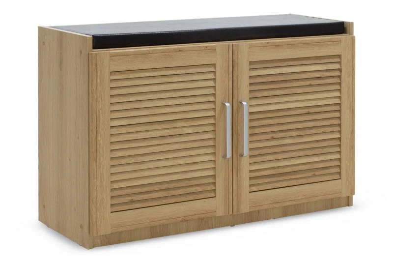 Παπουτσοθήκη-Σκαμπό Crispy Pakoworld 9 ζεύγων χρώμα Sonoma με μαξιλάρι 94x34,5x60εκ 2 Παπουτσοθήκη-Σκαμπό Crispy Pakoworld 9 ζεύγων χρώμα Sonoma με μαξιλάρι 94x34,5x60εκ - Image 2