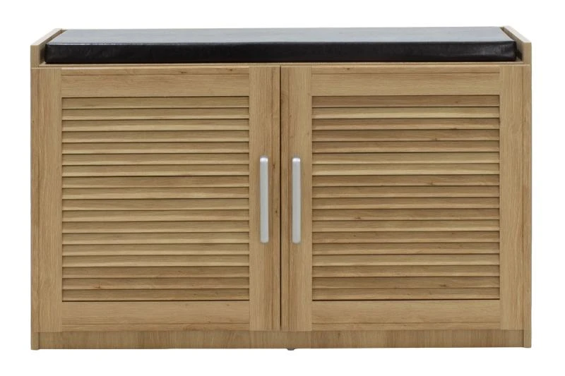 Παπουτσοθήκη-Σκαμπό Crispy Pakoworld 9 ζεύγων χρώμα Sonoma με μαξιλάρι 94x34,5x60εκ 4 Παπουτσοθήκη-Σκαμπό Crispy Pakoworld 9 ζεύγων χρώμα Sonoma με μαξιλάρι 94x34,5x60εκ - Image 4