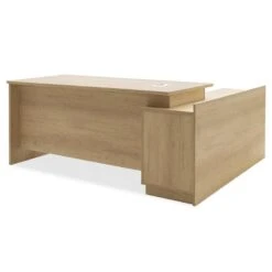 Γραφείο εργασίας επαγγελματικό Amazon Pakoworld αριστερή γωνία χρώμα Sonoma 180x160x76εκ -Vougioukas 17963 grapheio ergasias epaggelmatiko amazon pakoworld aristeri gonia chroma sonoma 180 160 76ek 3