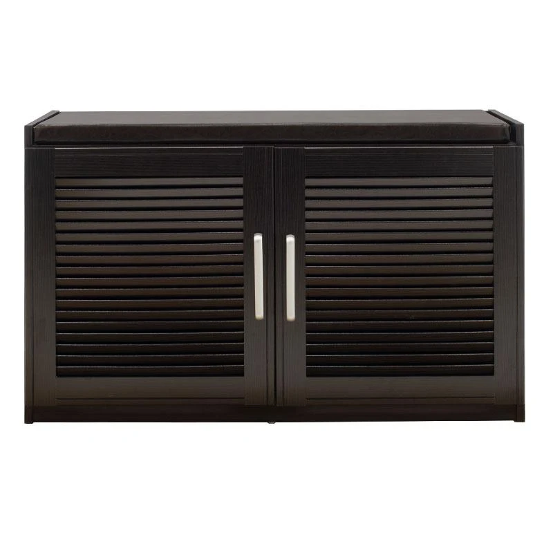 Παπουτσοθήκη-Σκαμπό Crispy Pakoworld 9 ζεύγων χρώμα Wenge με μαξιλάρι 94x34,5x60εκ 3 Παπουτσοθήκη-Σκαμπό Crispy Pakoworld 9 ζεύγων χρώμα Wenge με μαξιλάρι 94x34,5x60εκ - Image 3