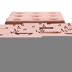 Σκαμπό Luisa Pakoworld μεταλλικό χρυσό-βελούδο σάπιο μήλο 40x40x30εκ