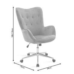 Καρέκλα γραφείου διευθυντή Kido Pakoworld με βελούδο γκρι 17 Καρέκλα γραφείου διευθυντή Kido Pakoworld με βελούδο γκρι -Vougioukas 18031 karekla grapheioi thieithinti kido pakoworld me veloitho gkri 8