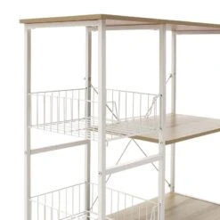 Επιδαπέδια ραφιέρα Noon Pakoworld με MDF χρώμα φυσικό-λευκό 80x34x75εκ 8 Επιδαπέδια ραφιέρα Noon Pakoworld με MDF χρώμα φυσικό-λευκό 80x34x75εκ -Vougioukas 18038 epithapethia raphiera noon pakoworld me mdf chroma phisiko leiko 80 34 75ek 3