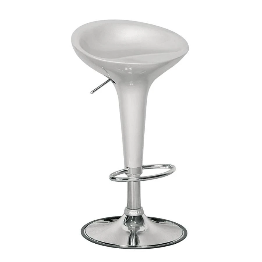 DISCO Σκαμπό BAR, Βάση 44x40x71/92εκ Χρώμιο, ABS Silver, Ύψος Ρυθμιζόμενο, Περιστρεφόμενο 1 DISCO Σκαμπό BAR, Βάση 44x40x71/92εκ Χρώμιο, ABS Silver, Ύψος Ρυθμιζόμενο, Περιστρεφόμενο