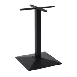 ΠΥΡΑΜΙΔΑ Βάση Τραπεζιού 45x45x72εκ Μαντέμι Μαύρο - 10,30 Kg