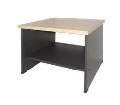 Τραπεζάκι Επισκέπτη 60x60x45εκ Απόχρωση Dark Grey - Beech