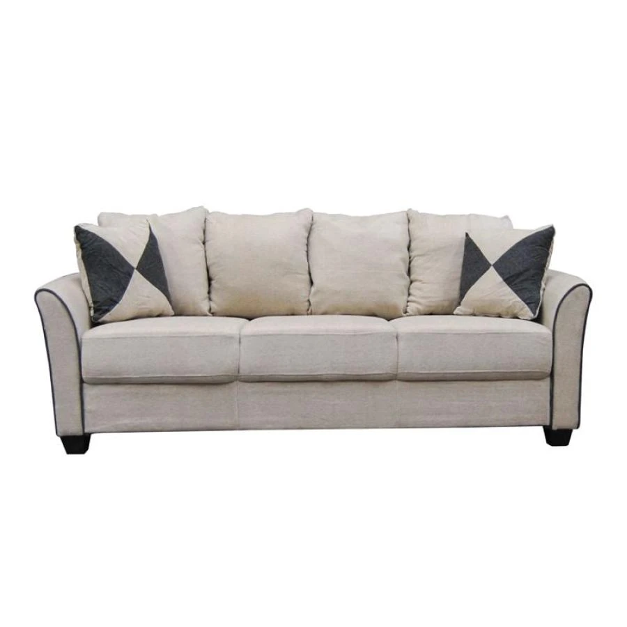 ASHLEY Καναπές Σαλονιού - Καθιστικού 3Θέσιος, 198x80x88εκ Ύφασμα Μπεζ 1 ASHLEY Καναπές Σαλονιού - Καθιστικού 3Θέσιος, 198x80x88εκ Ύφασμα Μπεζ