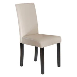MALEVA-L Καρέκλα PU Ivory - Wenge