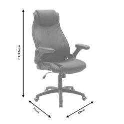 Καρέκλα γραφείου διευθυντή Ammon Pakoworld Pu μαύρο -Vougioukas 18226 karekla grapheioi thieithinti ammon pakoworld pu mairo 7