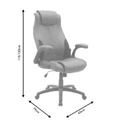 Καρέκλα γραφείου διευθυντή Bear Pakoworld Pu ταμπά Antique-μαύρο -Vougioukas 18227 karekla grapheioi thieithinti bear pakoworld pu tampa antique mairo 7