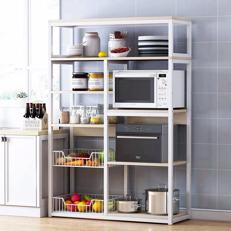 Ραφιέρα επιδαπέδια Leena Pakoworld μέταλλο λευκό-φυσικό 80x30x142εκ 1 Ραφιέρα επιδαπέδια Leena Pakoworld μέταλλο λευκό-φυσικό 80x30x142εκ