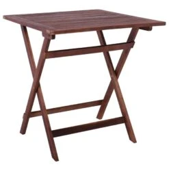 EASY Τραπέζι Πτυσσόμενο 70x70 H.70εκ Ξύλο Acacia