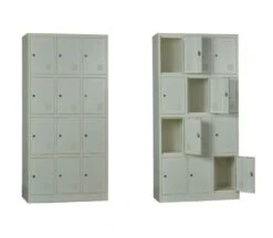 LOCKER 12 Θέσεων 90x40x185εκ Μέταλλο ΒαφήΆσπρο