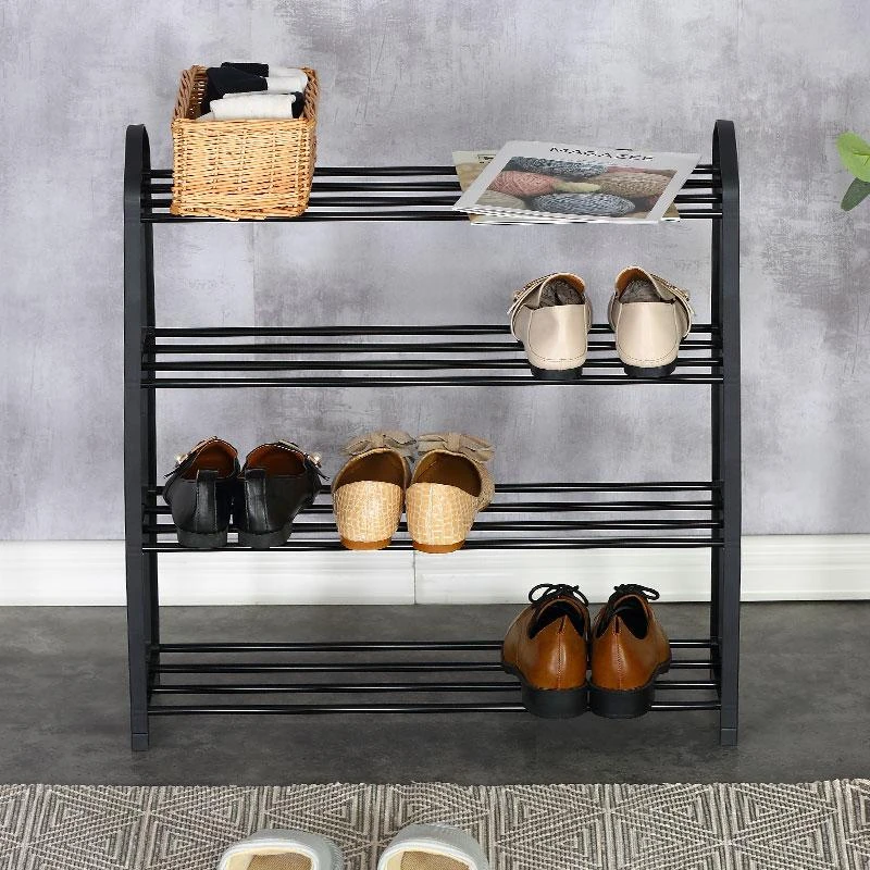 Παπουτσοθήκη Ramon Pakoworld 12 ζευγών μέταλλο μαύρο 62x20x62εκ 2 Παπουτσοθήκη Ramon Pakoworld 12 ζευγών μέταλλο μαύρο 62x20x62εκ - Image 2