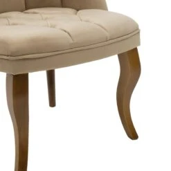 Πολυθρόνα Loreta Pakoworld βελούδο μπεζ-καρυδί 59x64x73εκ -Vougioukas 18528 polithrona loreta pakoworld veloitho mpez karithi 59 64 73ek 5