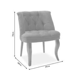 Πολυθρόνα Loreta Pakoworld βελούδο μπεζ-καρυδί 59x64x73εκ -Vougioukas 18528 polithrona loreta pakoworld veloitho mpez karithi 59 64 73ek 6