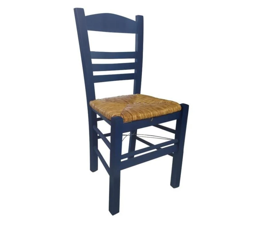 ΣΙΦΝΟΣ Καρέκλα 41x45x88εκ Οξιά Βαφή Εμποτισμού Ανιλίνη Μπλε, Κάθισμα Ψάθα 1 ΣΙΦΝΟΣ Καρέκλα 41x45x88εκ Οξιά Βαφή Εμποτισμού Ανιλίνη Μπλε, Κάθισμα Ψάθα