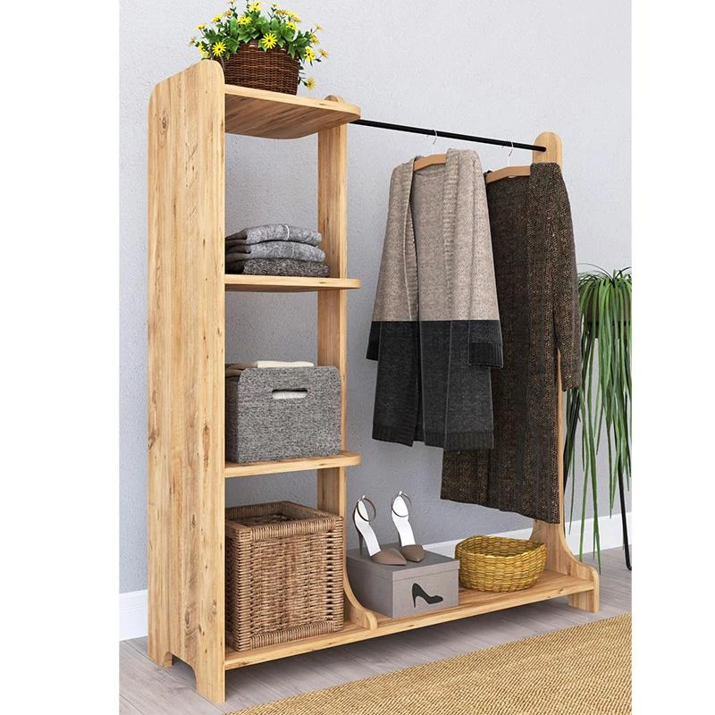 Έπιπλο εισόδου Renesme Pakoworld ανοιχτό καρυδί 106x35x128εκ 3 Έπιπλο εισόδου Renesme Pakoworld ανοιχτό καρυδί 106x35x128εκ - Image 3