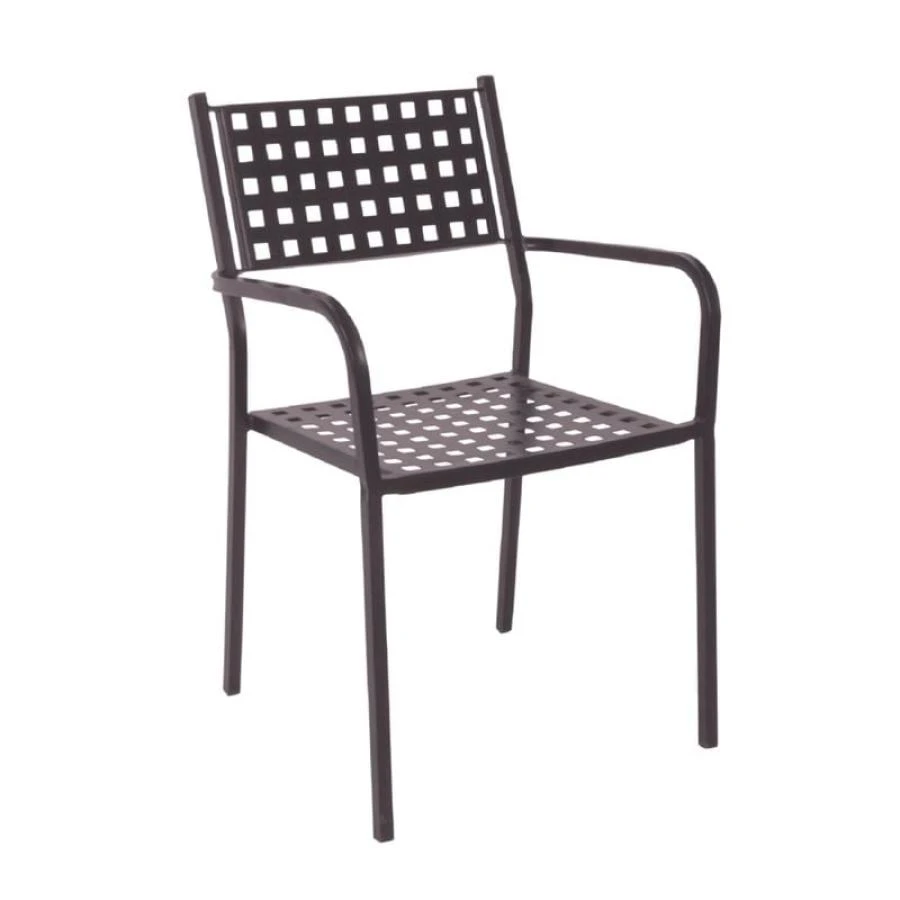 CAPRICE Πολυθρόνα Στοιβαζόμενη, 54x51x84εκ Μέταλλο Βαφή Sand Brown 1 CAPRICE Πολυθρόνα Στοιβαζόμενη, 54x51x84εκ Μέταλλο Βαφή Sand Brown