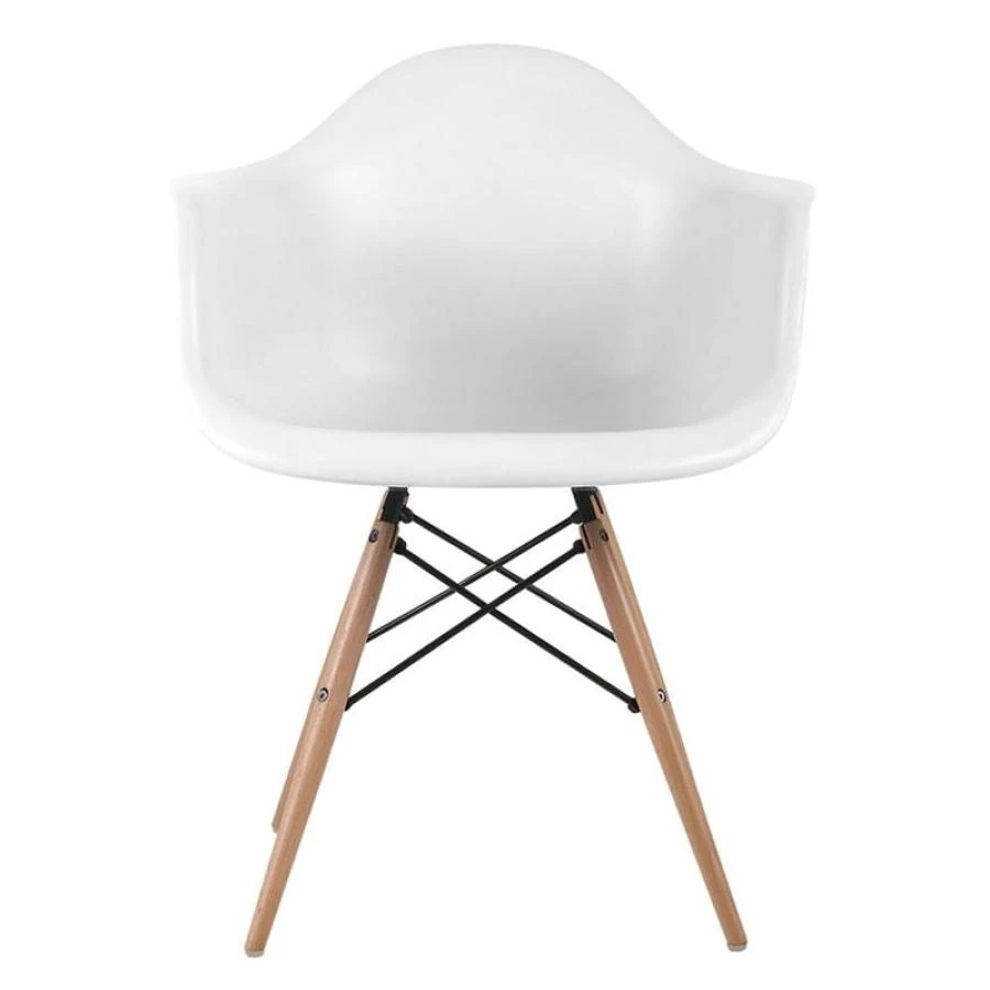 ALEA Wood Πολυθρόνα 62x58x81εκ Ξύλο, ΡΡ Άσπρο 1 ALEA Wood Πολυθρόνα 62x58x81εκ Ξύλο, ΡΡ Άσπρο