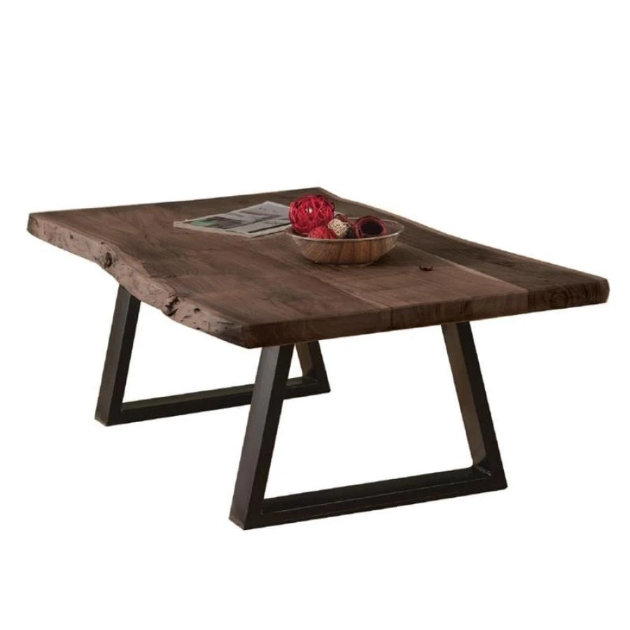 LIZARD Τραπεζάκι Σαλονιού Καθιστικού, 115x65x40εκ Μέταλλο Βαφή Μαύρο, Ξύλο Ακακία Καρυδί 1 LIZARD Τραπεζάκι Σαλονιού Καθιστικού, 115x65x40εκ Μέταλλο Βαφή Μαύρο, Ξύλο Ακακία Καρυδί