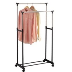 Κρεμάστρα Δαπέδου Διπλή Μεταλλική 75x45x100/160εκ