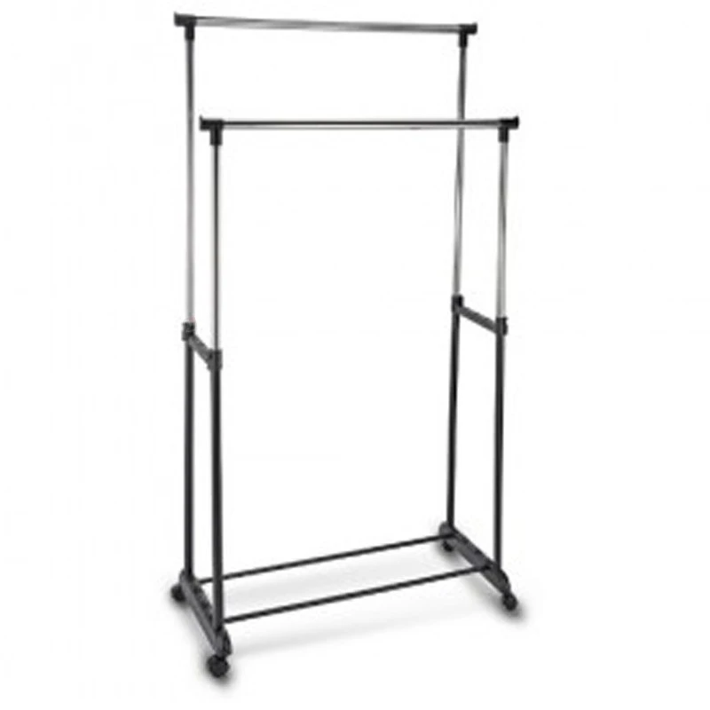 Κρεμάστρα Δαπέδου Διπλή Μεταλλική 75x45x100/160εκ 2 Κρεμάστρα Δαπέδου Διπλή Μεταλλική 75x45x100/160εκ - Image 2