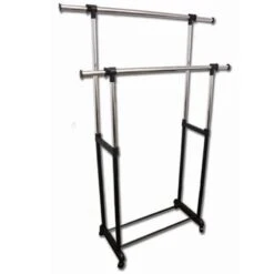 Κρεμάστρα Δαπέδου Διπλή Μεταλλική 75x45x100/160εκ 5 Κρεμάστρα Δαπέδου Διπλή Μεταλλική 75x45x100/160εκ -Vougioukas Kalogeroi rouxwn kremastres 76