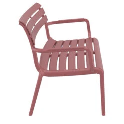 Paris Παγκάκι Πολυπροπυλενίου 2 θέσεων 116x70x75εκ -Vougioukas Kanapedes pagkakia kipou exwterikou xwrou 55