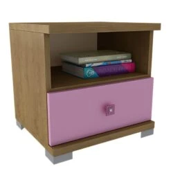 Κομοδίνο Ξύλινο 1 Συρτάρι 45x40x44εκ