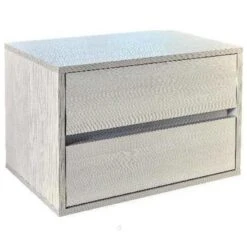 Κομοδίνο Ξύλινο 2 Συρτάρια 60x40x44εκ