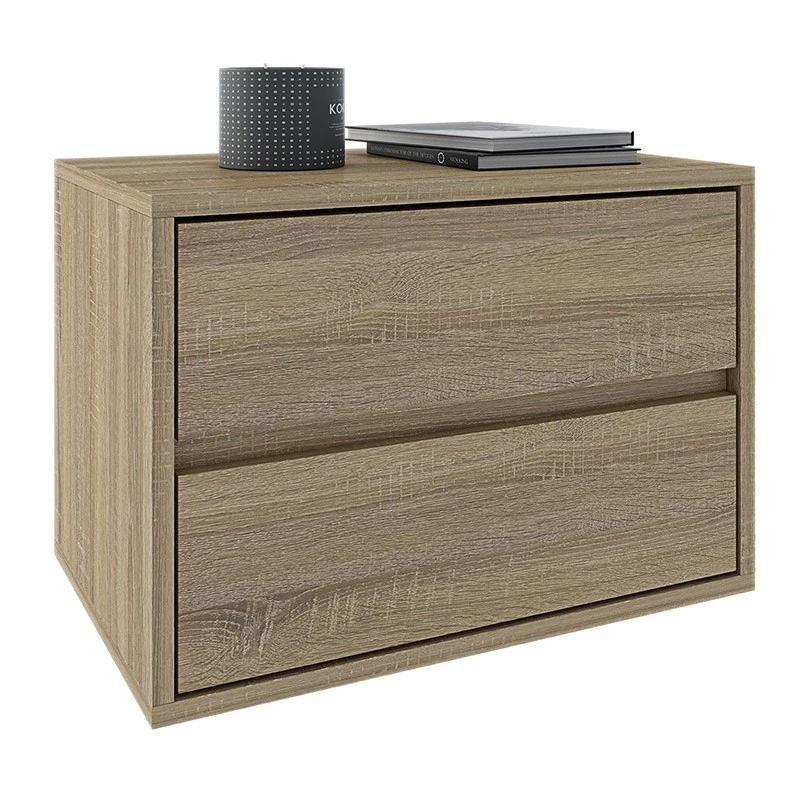 Κομοδίνο Ξύλινο 2 Συρτάρια 60x40x44εκ 2 Κομοδίνο Ξύλινο 2 Συρτάρια 60x40x44εκ - Image 2