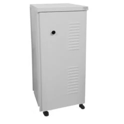 Τροφοθήκη Μεταλλική Γαλβανισμένη Μονόφυλλη Τροχήλατη 34x42x106εκ