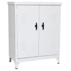 Ντουλάπι Πλυντηρίου Μεταλλικο Γαλβανισμένο Δίφυλλο 70x70x115εκ