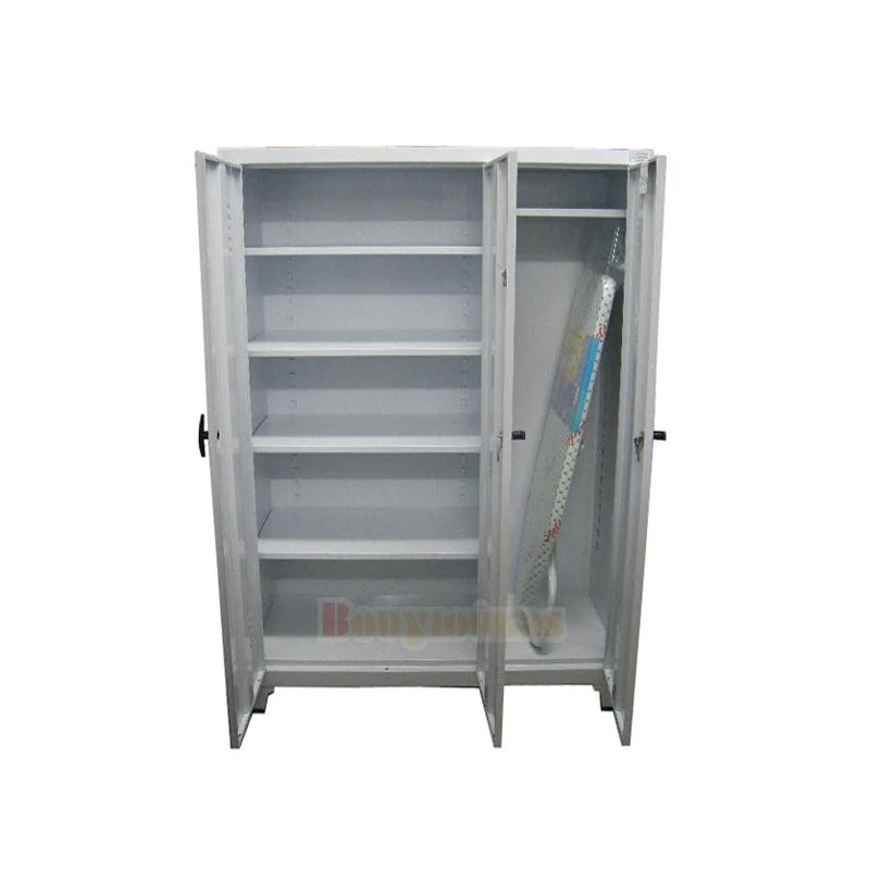 Ντουλάπα Μεταλλική Γαλβανισμένη Τρίφυλλη 120x45x195εκ 3 Ντουλάπα Μεταλλική Γαλβανισμένη Τρίφυλλη 120x45x195εκ - Image 3