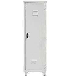 Ντουλάπα Μεταλλική Γαλβανισμένη Μονόφυλλη 50x45x175εκ