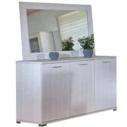 Μπουφές-Κονσόλα Ξύλινος Με Καθρέφτη 150x50x84εκ