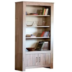 Βιβλιοθήκη-Βιτρίνα Ξύλινη 112x40x198εκ