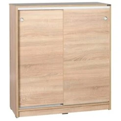 Παπουτσοθήκη Ξύλινη 2φυλλη 24 Ζευγών 91x37x105εκ