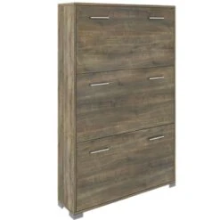 Παπουτσοθήκη Ξύλινη 3φυλλη 18 Ζευγών 60x25x142εκ