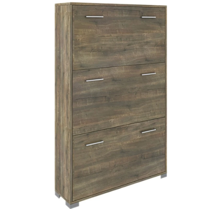 Παπουτσοθήκη Ξύλινη 3φυλλη 18 Ζευγών 60x25x142εκ 1 Παπουτσοθήκη Ξύλινη 3φυλλη 18 Ζευγών 60x25x142εκ