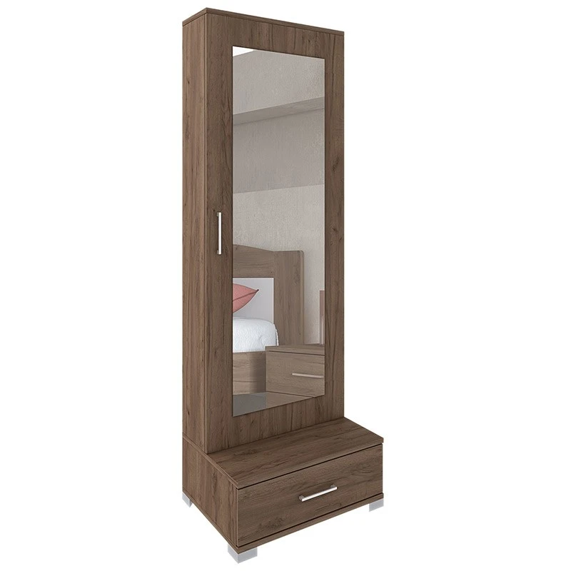 Έπιπλο Εισόδου Ξύλινο Με Καθρέφτη 60x20x45/180εκ 1 Έπιπλο Εισόδου Ξύλινο Με Καθρέφτη 60x20x45/180εκ