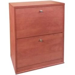 D4048 Παπουτσοθήκη Ξύλινη 2φυλλη 8 Ζευγών 50x19x80εκ -Vougioukas Papoutsothikes ntoulapia voithitika genikis xrisis 383